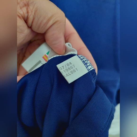 Adidas Clima Cool Dark Blue and White Men's XL Pullover Long Sleeve Sweater - Picture 12 of 13